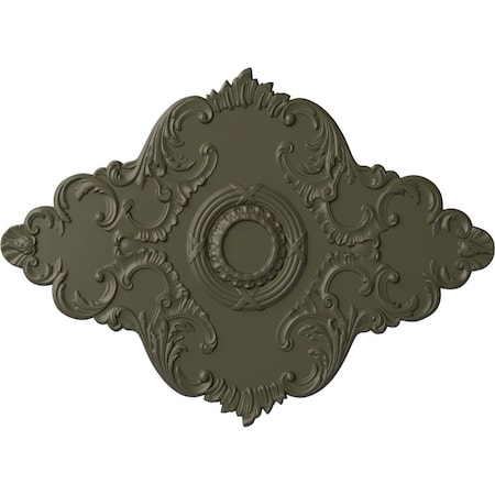 Ekena Millwork Piedmont Ceiling Medallion (Fits Canopies up to 6 1/2"), 67 1/8"W x 48 5/8"H x 1 7/8"P, Witch Hazel CM67PEWHF